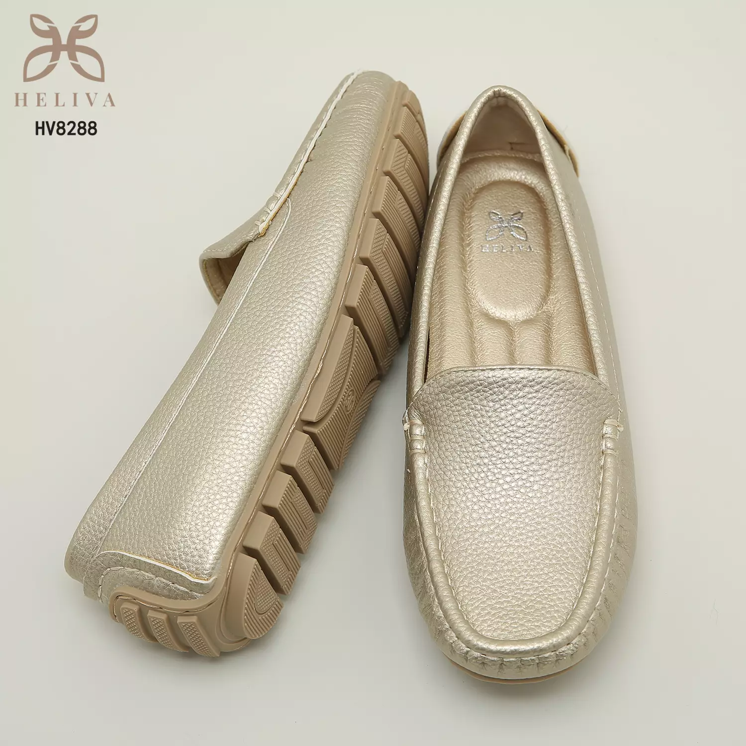 Heliva Hestina Women Shoes Loafers Slip On Sol 1cm