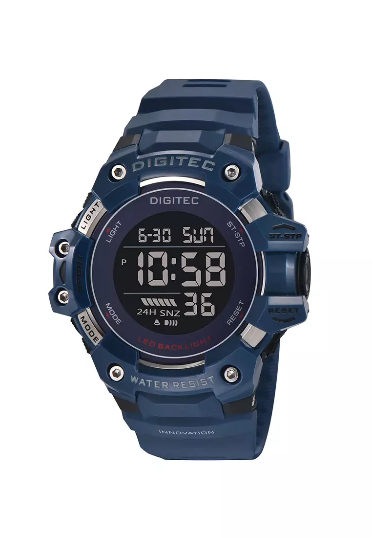 Digitec Jam Tangan Pria - Blue - Resin Strap - DG-DG-5120T-BL-4B