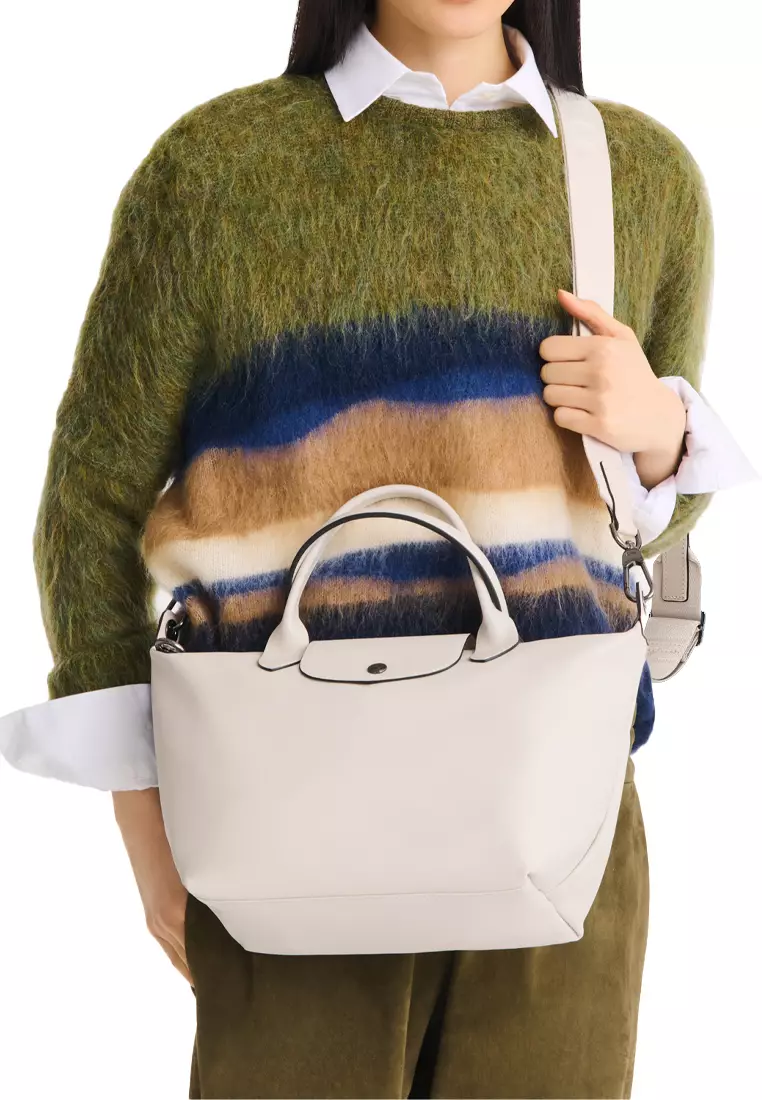 Le Pliage Xtra Women's Shoulder Bag in White Paper L1512 987