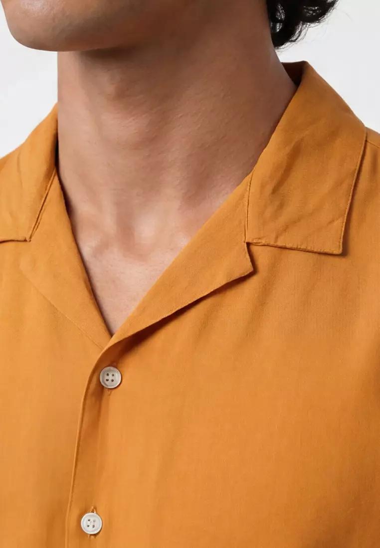 Cuban Copper Brown Casual Shirt
