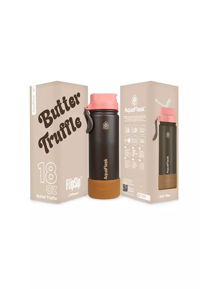 18oz Butter Truffle Colorwave Flip Sip Lid Collection