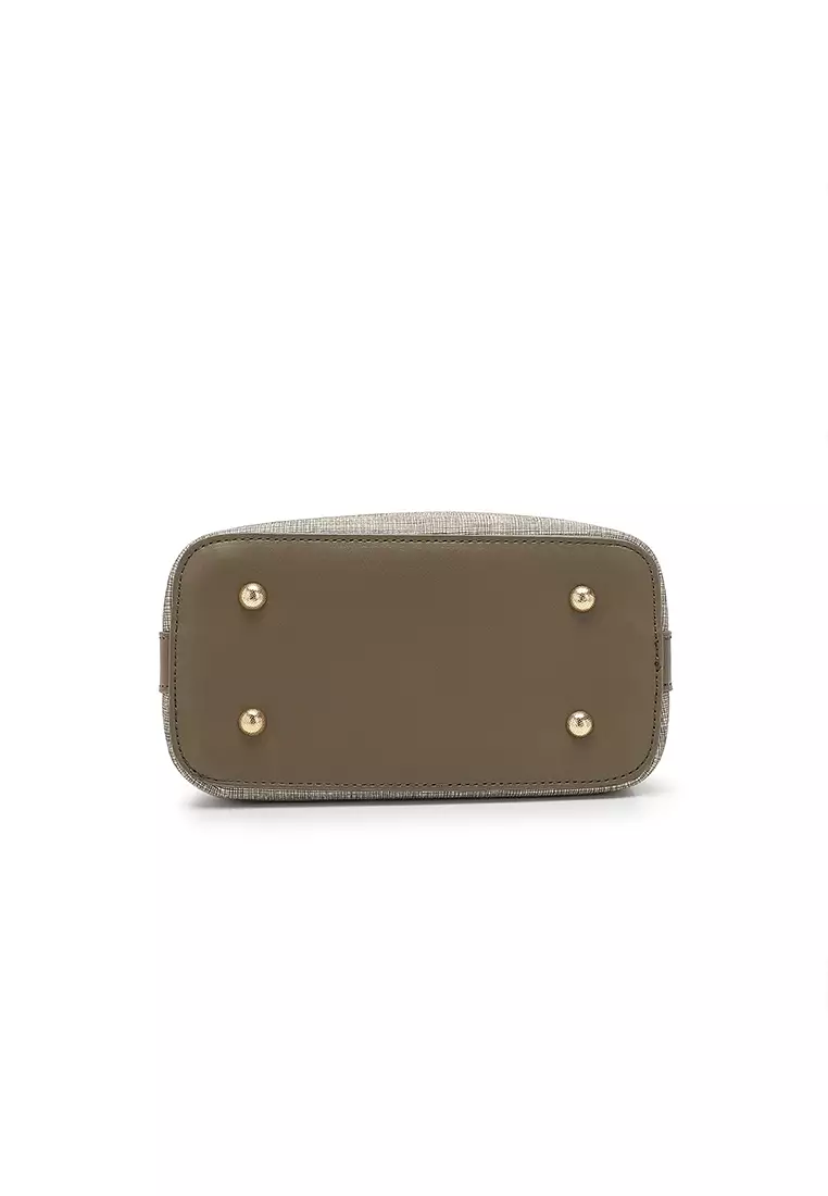 Women's Top Handle Bag / Sling Bag / Crossbody Bag - Fatigue