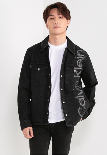 Calvin Klein black Shirt Jacket - Calvin Klein Jeans 7DF4CAA1E29EFCGS_1