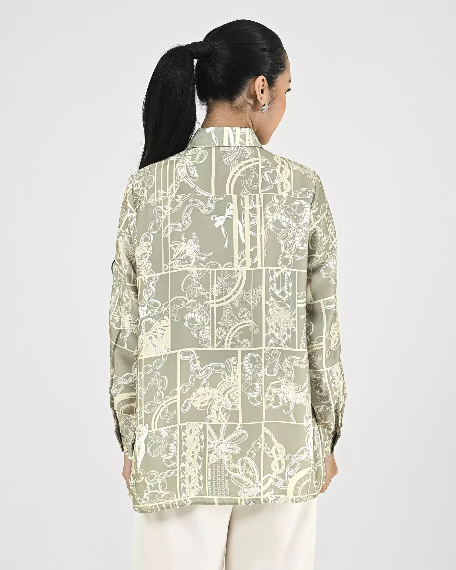 Geulis.id KEYLANI SHIRT - Taupe