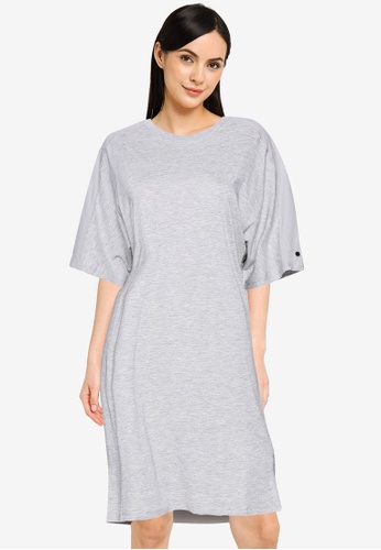 Superdry grey Cotton Modal T-Shirt Dress A4C4EAA296C996GS_1