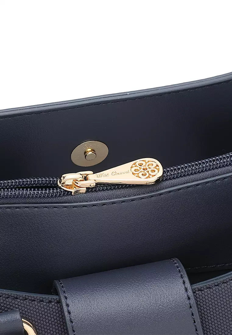 Women's Top Handle Bag / Sling Bag / Crossbody Bag (Tas Selempang / Tas Tangan) - Biru