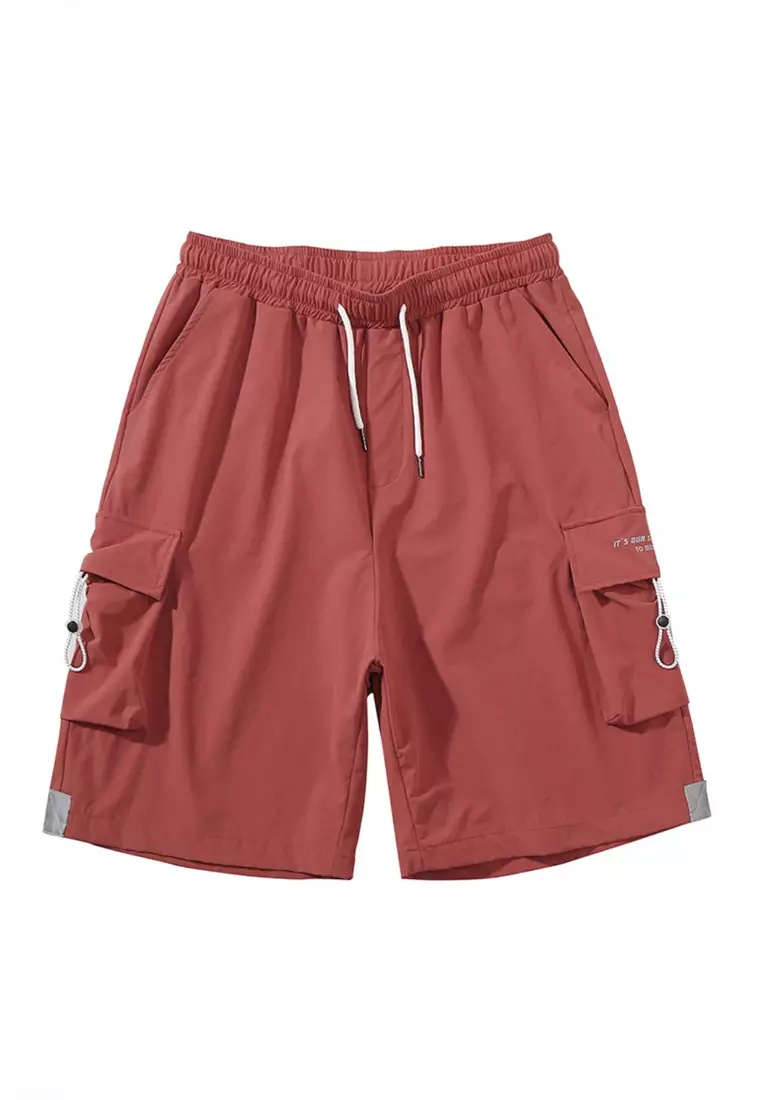 Red clearance combat shorts