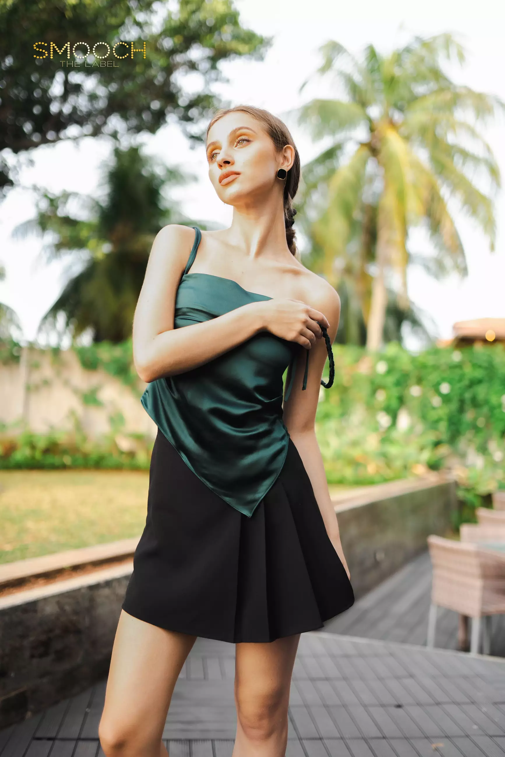 Jual Smooch Ella Green Sleeveless Top Original 2025 ZALORA