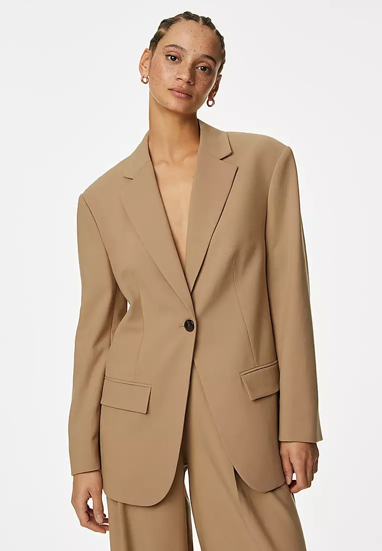 Relaxed Single Breasted Blazer