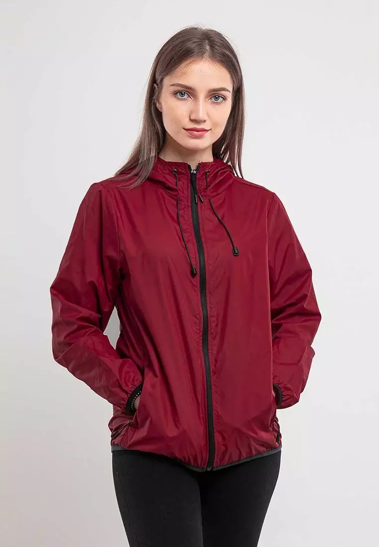 Windbreaker maroon discount