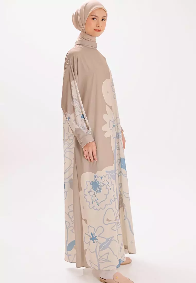 Ria Miranda Taupe Naia Dress