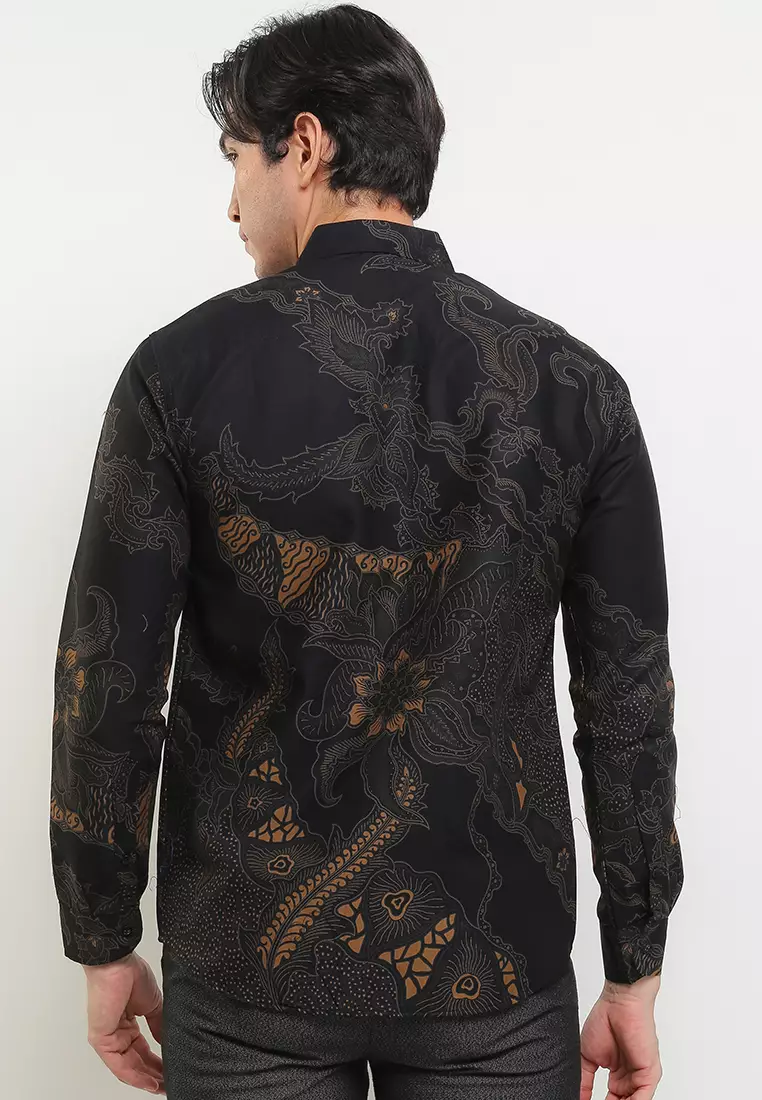 BATIK TALENTA EXCLUSIVE Lengan panjang slimfit  BUNGGA RR MELATI 01