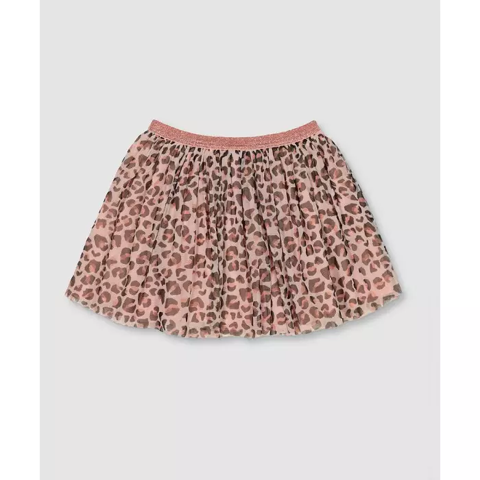 Mothercare My K Leopard Print Mesh Skirt - Rok Anak Perempuan (Pink)