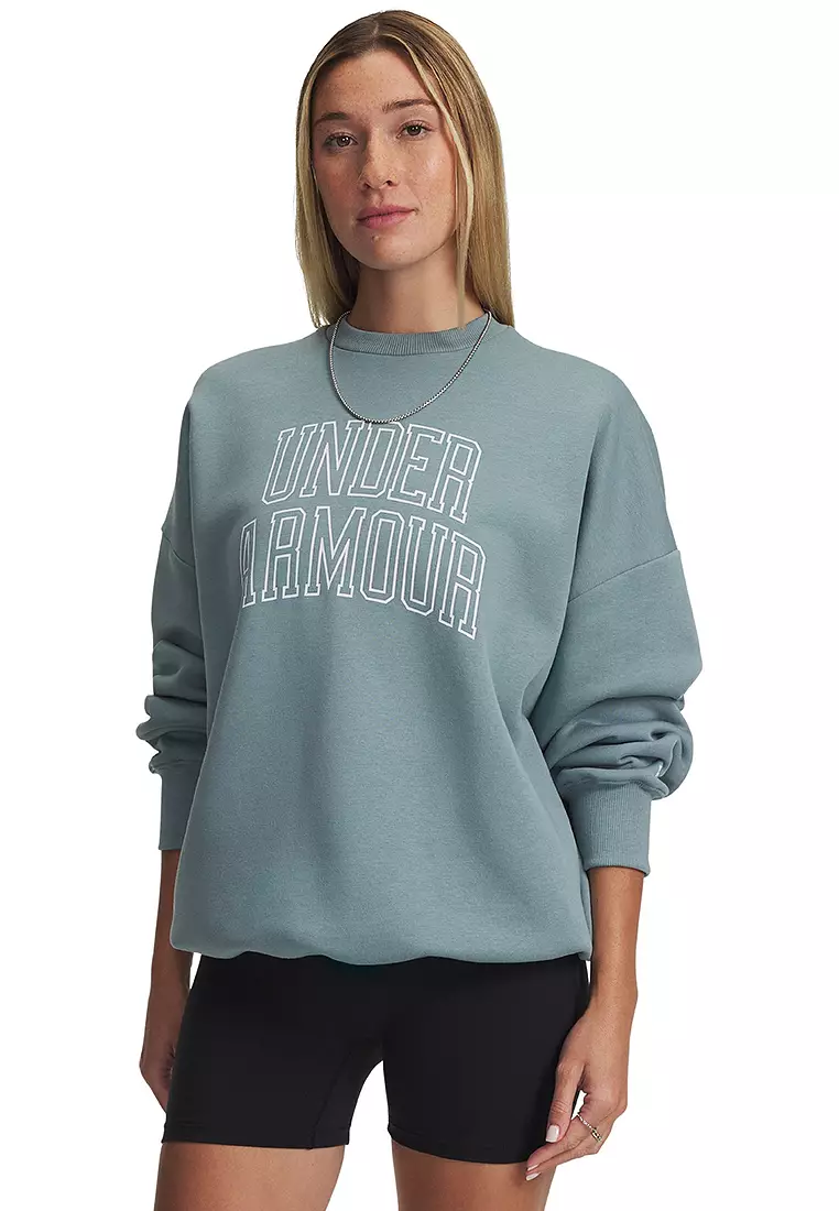 Under Armour Rival Fleece Varsity Oversized Sweatshirt 2025 Buy