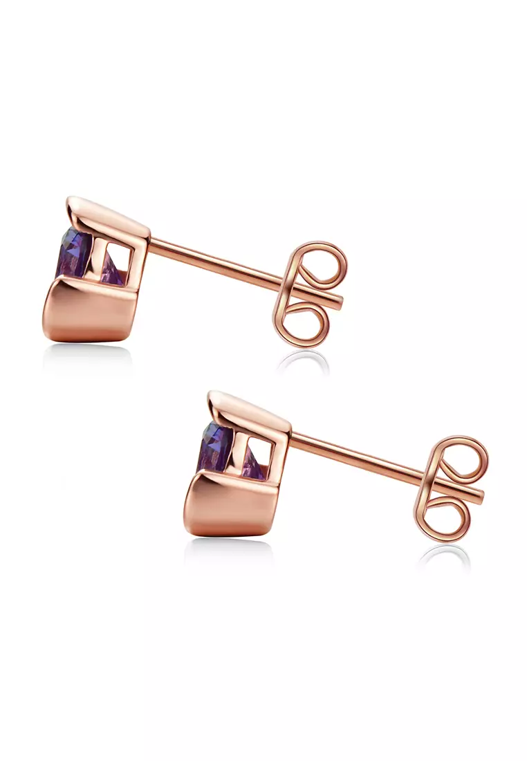 [Alexandrite Collection] ILYA Alexandrite Earring RG - Anting Silver S925 by Her Jewellery