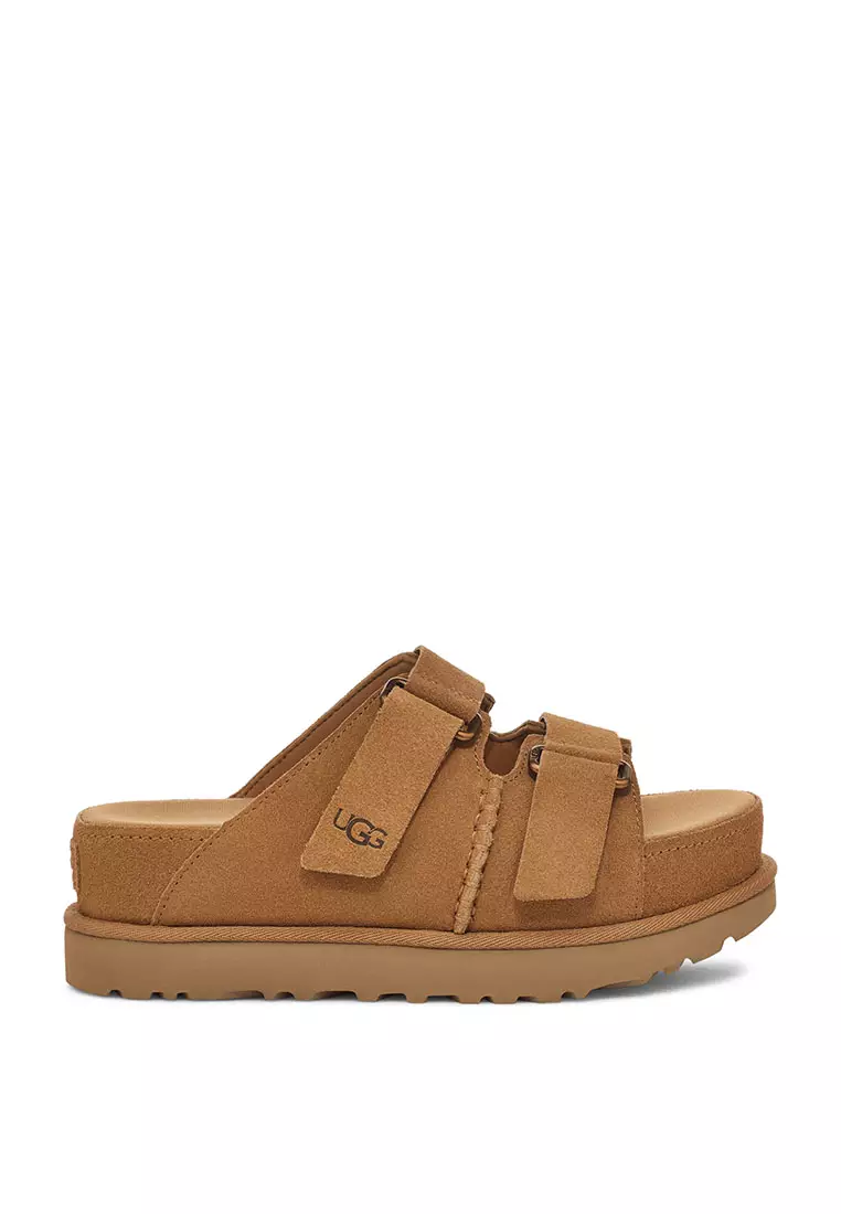 Discount on Ugg  shoes - SKU: Ugg Women's Goldenstar Hi Slide - Chestnut (1155458-Che)