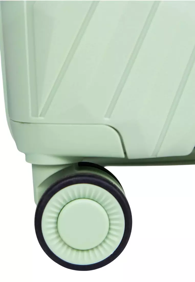GIORDANO 20/24/28 PP EXPANDABLE &ANTI-THEFT TROLLEY CASE - GA2506-LIGHT GREEN