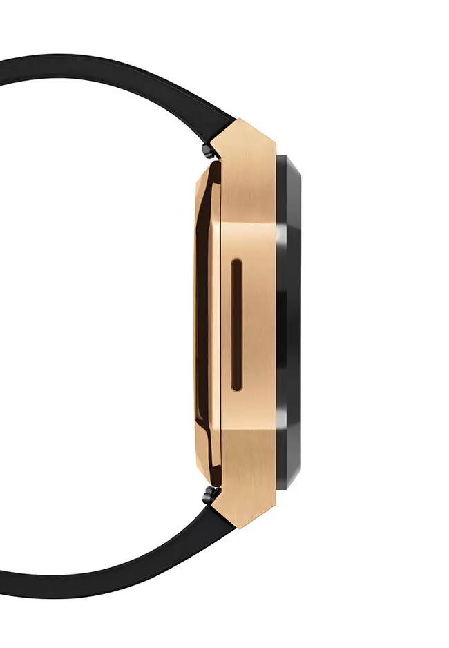 Switch Rose Gold 40mm - 智能Smartwatch case for Apple watch series 4, 5, 6 & SE - 不鏽鋼 Stainless steel case with 橡膠 rubber strap -丹尼爾惠靈頓DW OFFICIAL