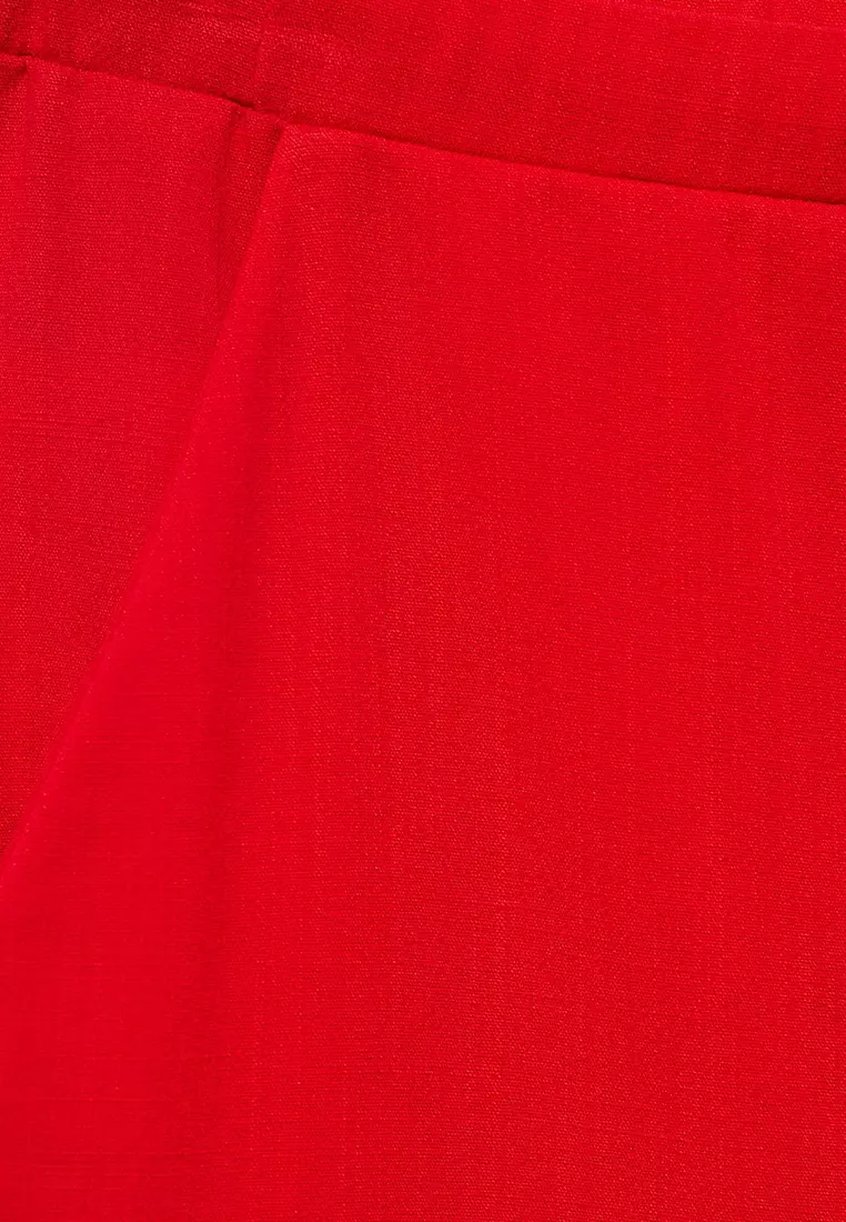 Drawstring Straight Trousers