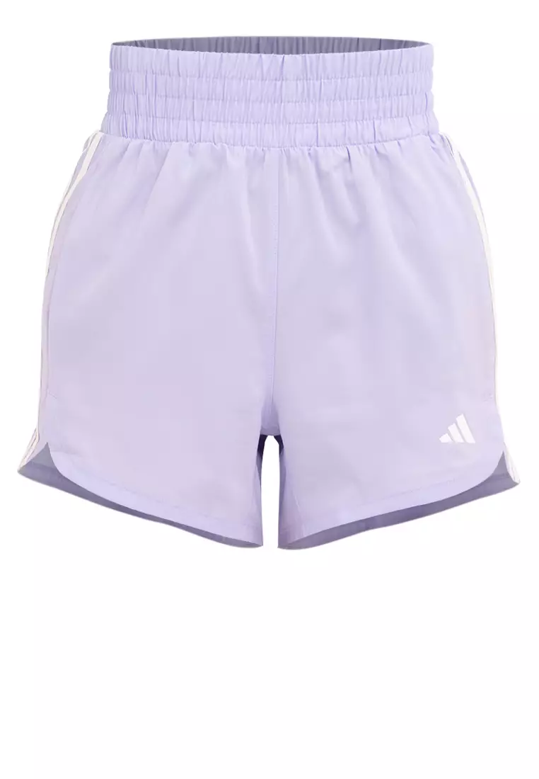 Pacer Training 3-Stripes Woven High-Rise Shorts
