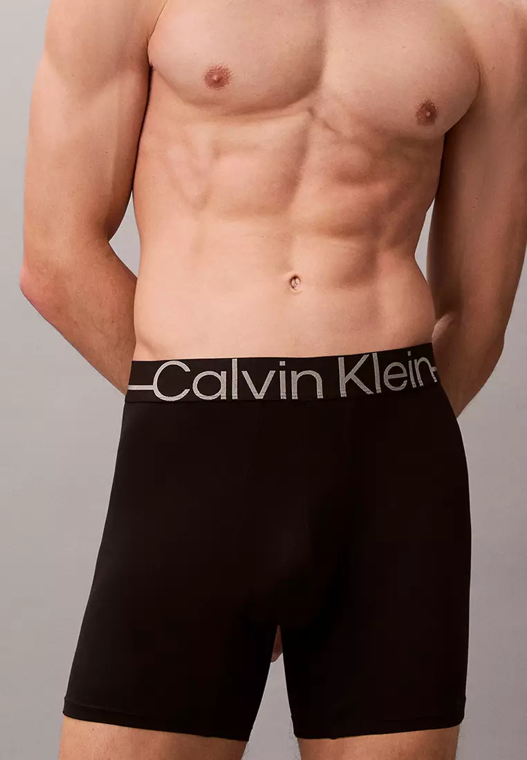 Buy Calvin Klein Icon Microfiber Metallic Boxer Briefs - Calvin Klein ...
