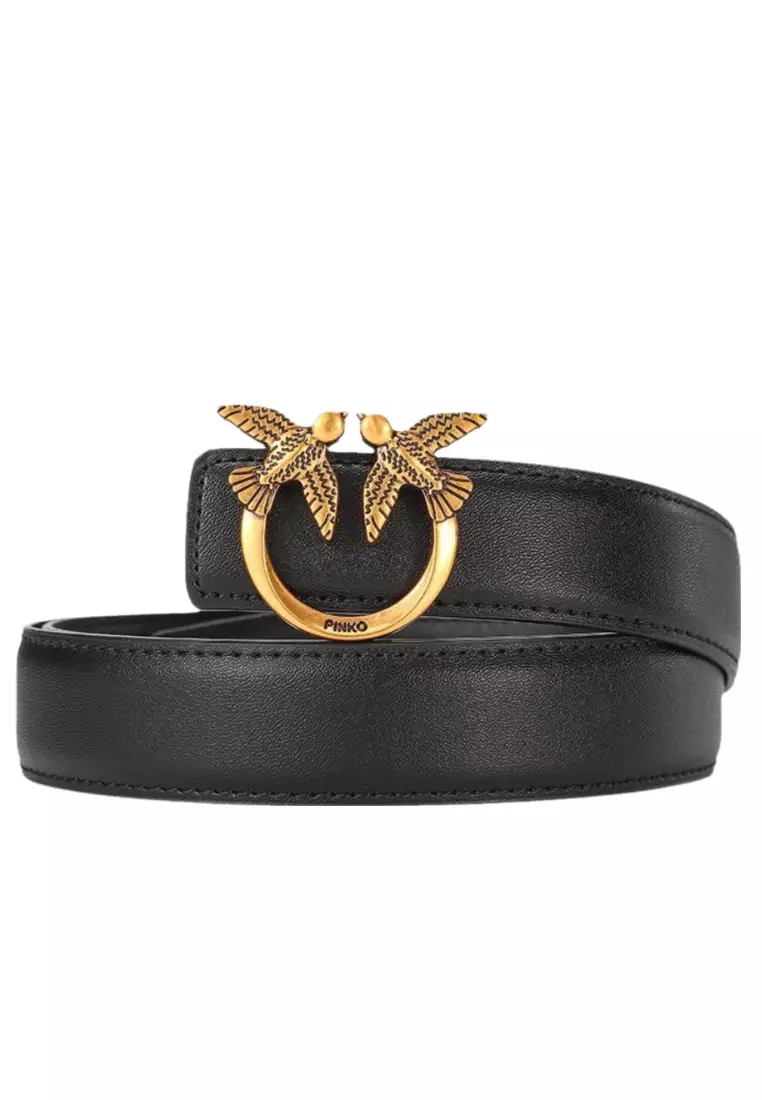 Swallow Buckle Leather Belt