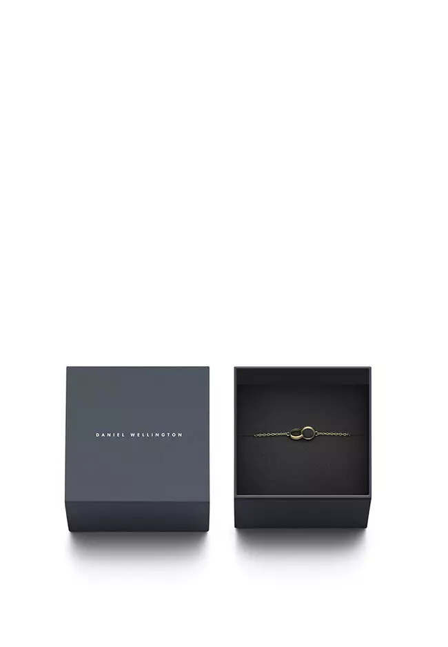 Elan Unity Bracelet Gold 175mm - DW OFFICIAL - Stainless steel Enamel cuff bracelet for women and men