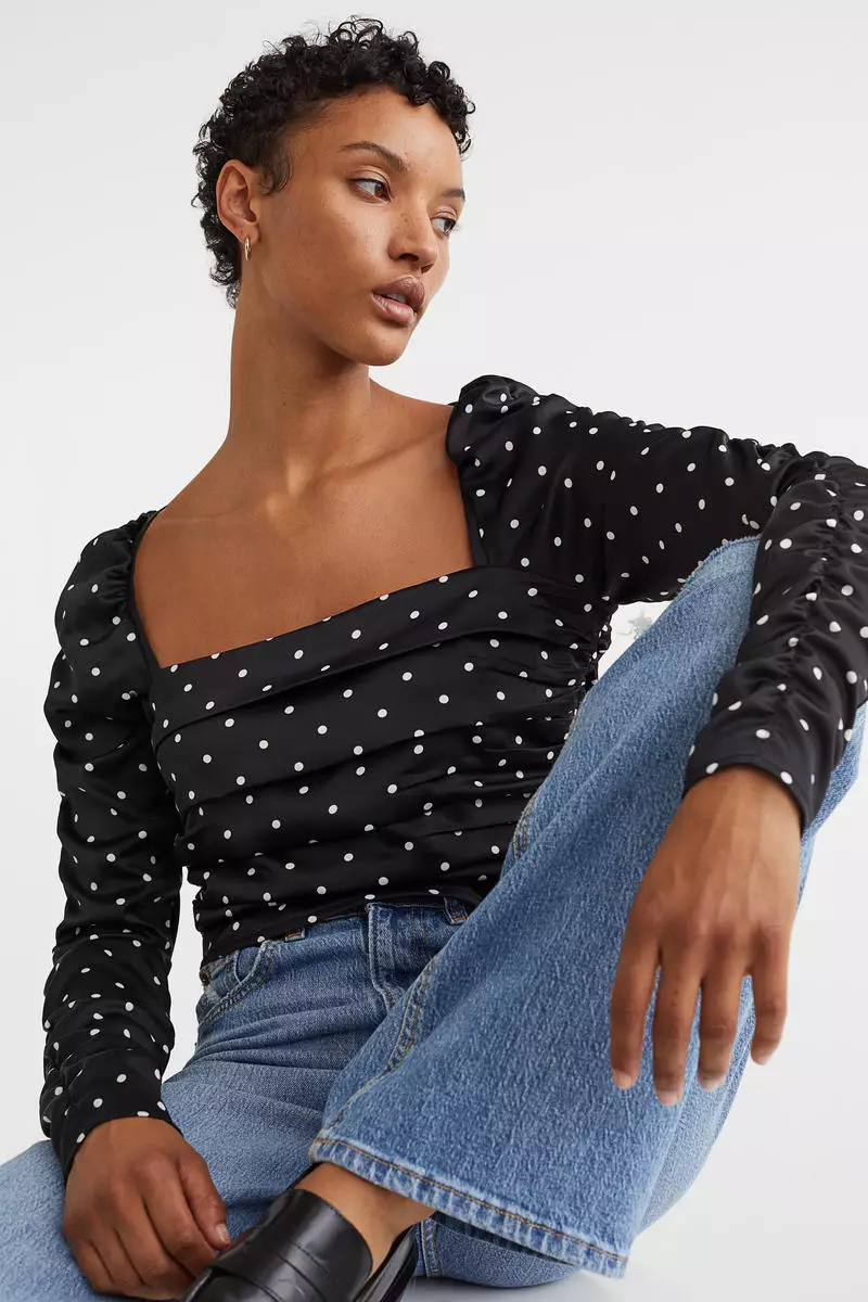 H&m 2025 crepe top