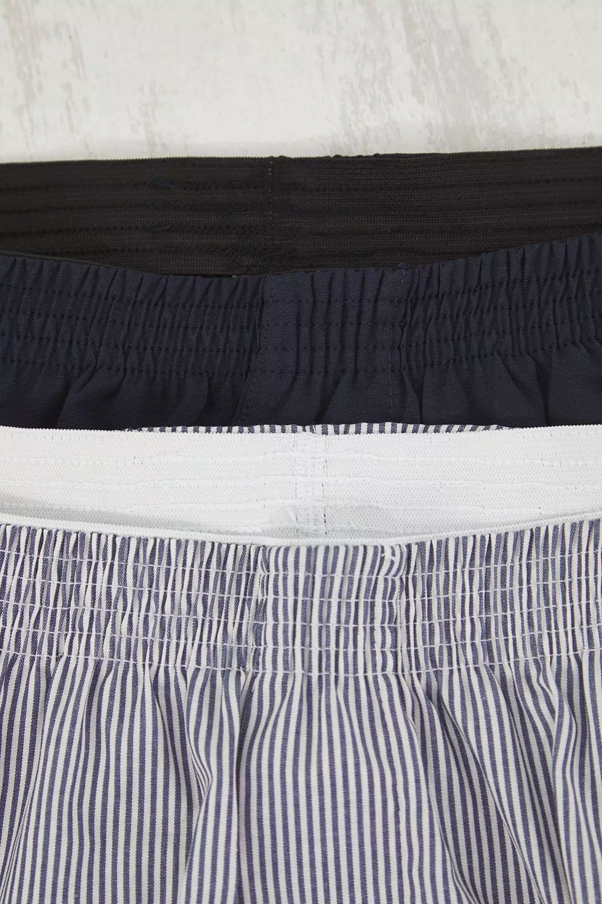 Navy Blue Woven Cotton 2-Pack Boxer TMNSS25BX00009