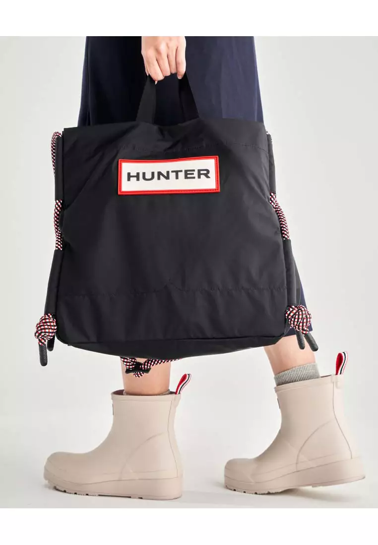 HUNT☆Travel Ripstop Tote - Black/Red Box Logo Buy Hunter Boots TRAVEL RIPSTOP TOTE 2025 Online | ZALORA