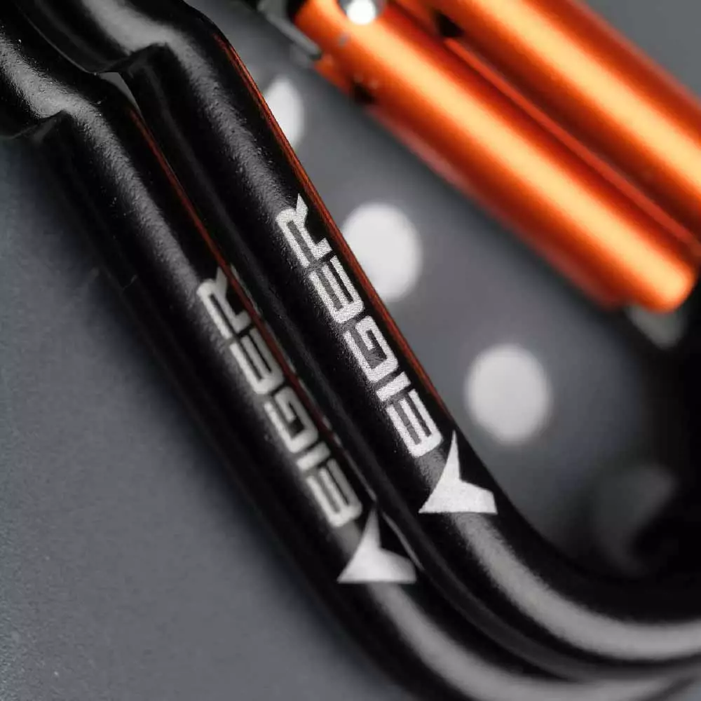 Eiger 5 Mm Pear Shape Carabiner 2 Pc Keychain