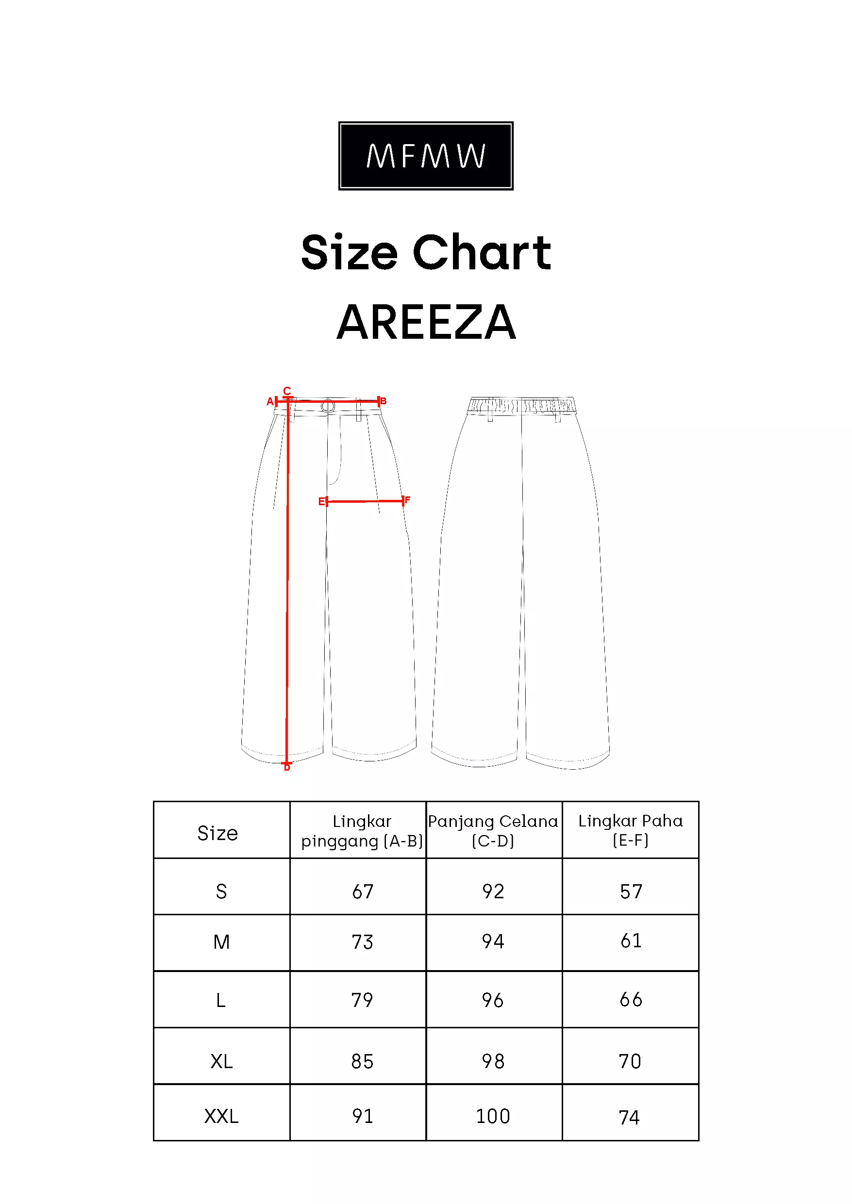 MFMW Areeza celana Panjang Khaky