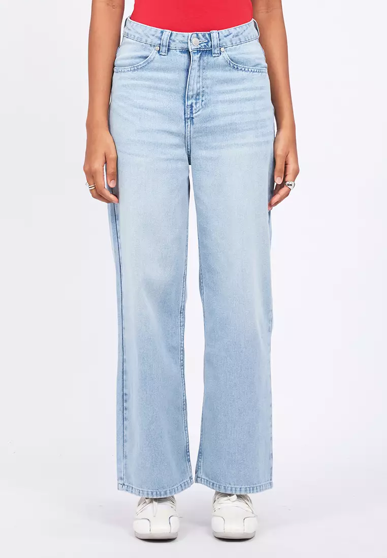 Straight Fit Denim Pants