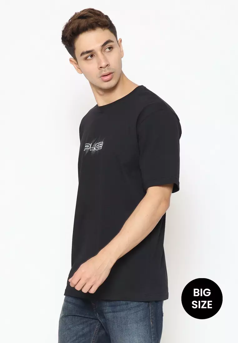 POLICE T-Shirt Cotton Combed Big Size Pria 2078280281