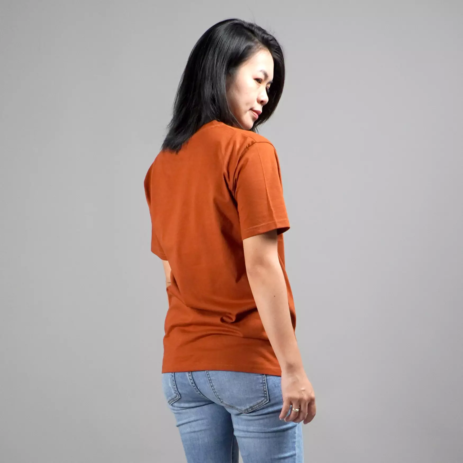  UNILO Size S-BIG Kaos Polos Wanita Basic TShirt Cotton - Coral