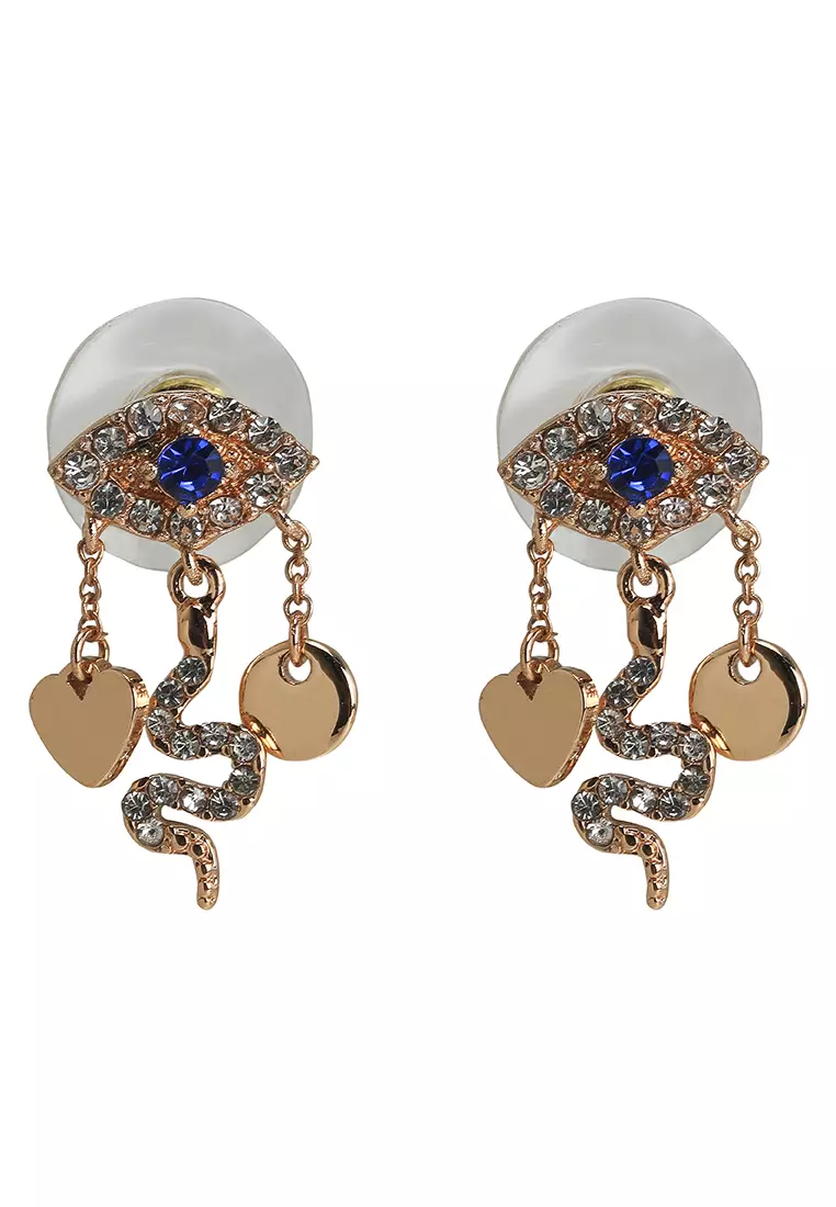 Aldo evil eye earrings discount