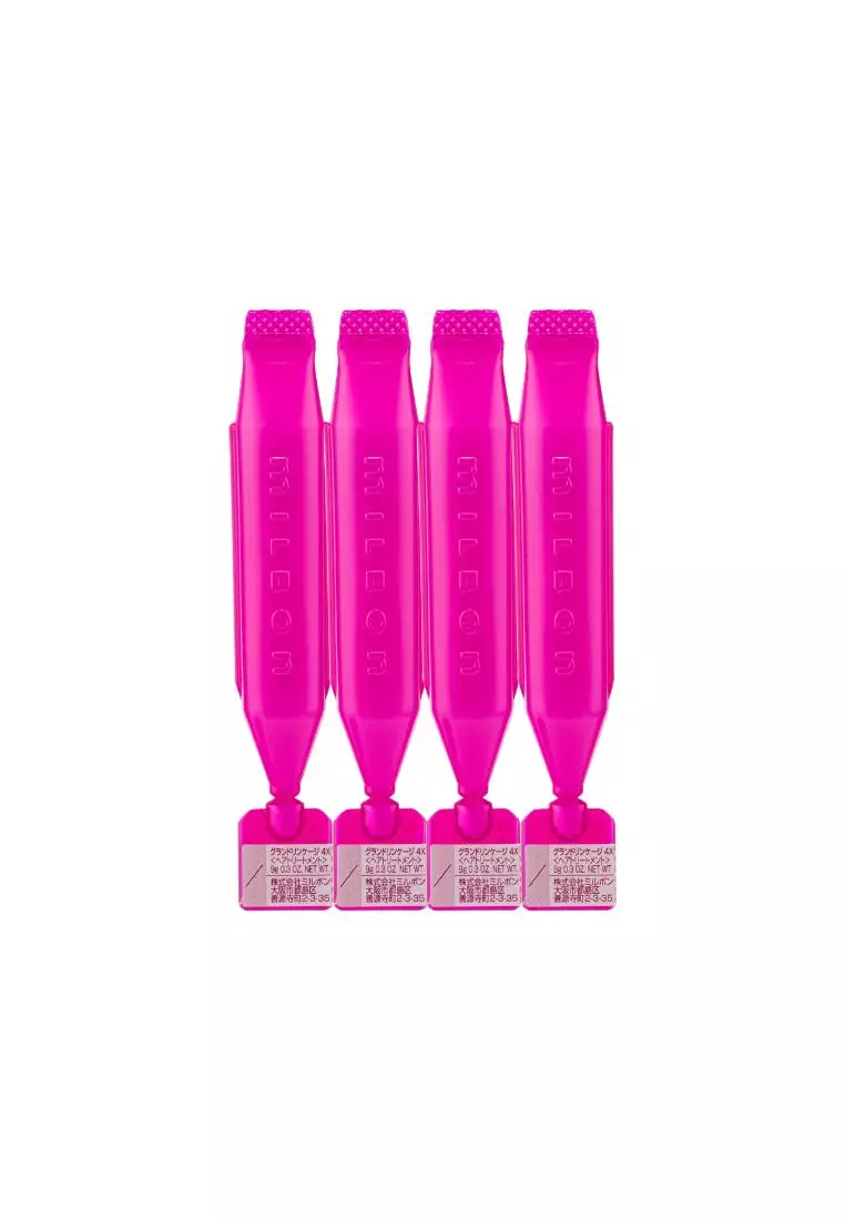 Milbon 沙龍級專業護髮膜 (極度受損髮質) – 4X (4件裝)