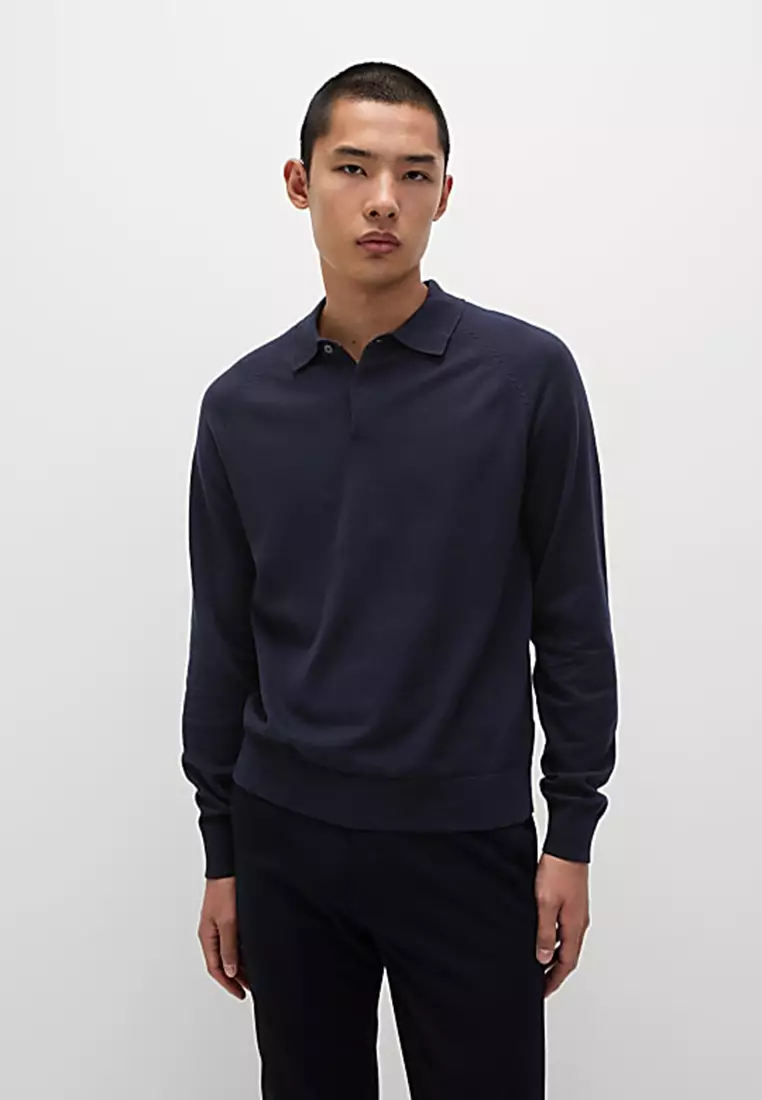 Cotton Rich Knitted Polo Shirt