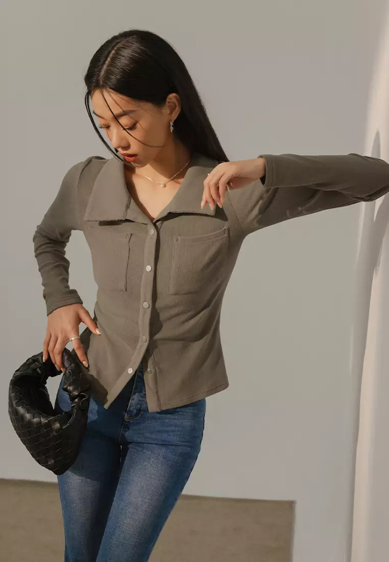 Double Pocket Long Sleeve Shirt