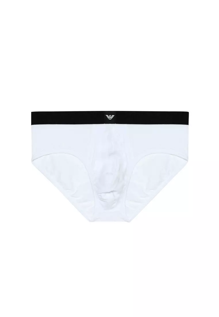 Men's Underwear Three Piece Set in Burgundy, Black and White EM002154 AF14987