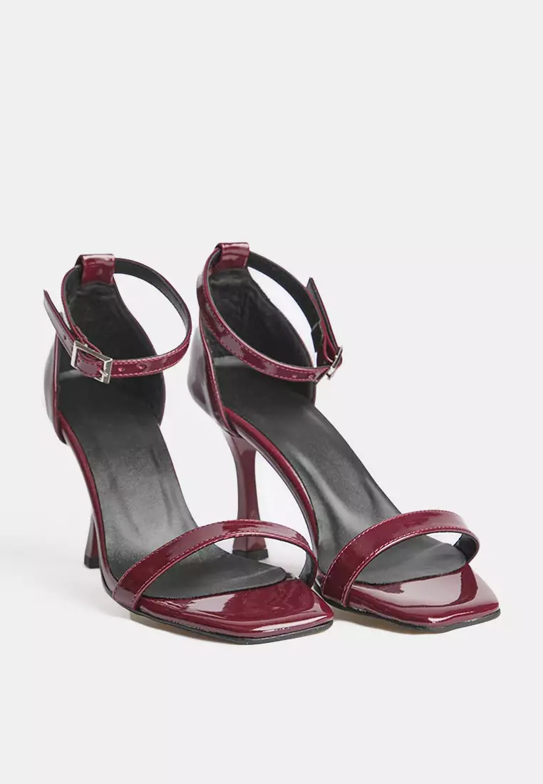 Ankle Strap Thin Heels