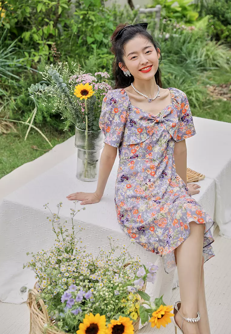 【正規品】新品未開封 andmary Dada ribbon tops ANDMARY】Flower ribbon tops