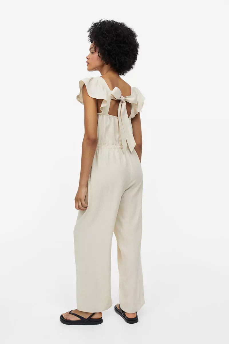 H&m outlet linen jumpsuit