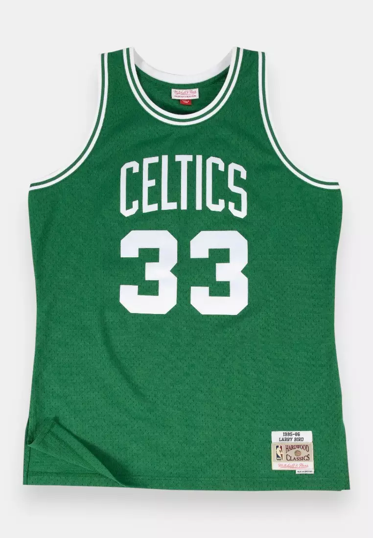 #33 Larry Bird 1985 Boston Celtics Swingman Basketball Jersey