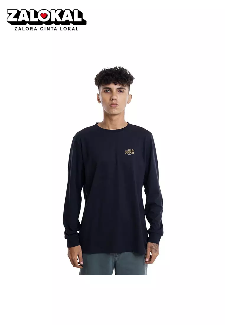 CHALLEGER / L/S OVAL EAGLE TEE -Black- CHALLENGER CLASSIC LOGO TEE