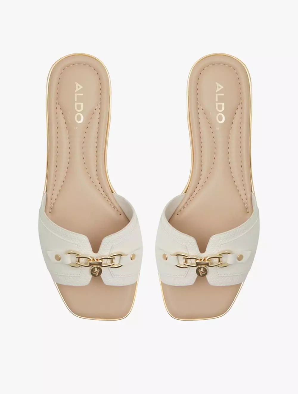ALDO Alamassi Women's Flat Sandals - Open White