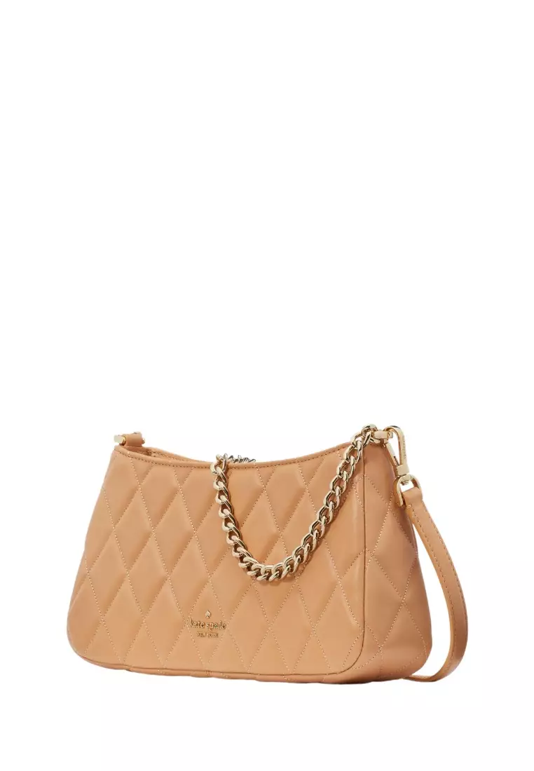 Carey Convertible Crossbody Tiramisu Mousse