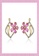 estele gold Estele Gold Plated CZ Flower Shaped Stud Earrings With Pink & White Stone for Women 8C1E4AC7D6D125GS_3