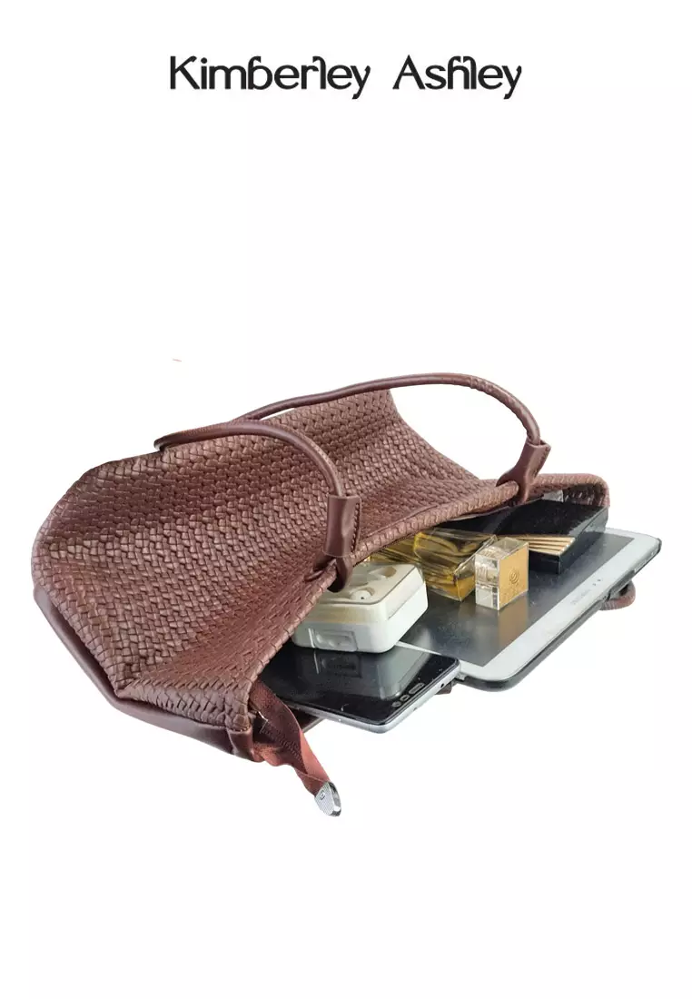 Kimberley Ashley Tas Wanita Hand Bag Casual Tas Kerja Tote Bag Selempang Branded 0621502201COF