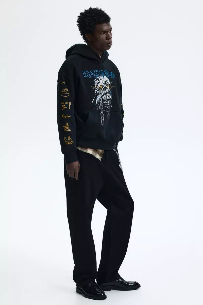 Oversized Fit Printed hoodie